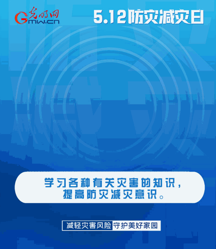 【動(dòng)態(tài)海報(bào)】減輕災(zāi)害風(fēng)險(xiǎn)，從這10個(gè)字開(kāi)始