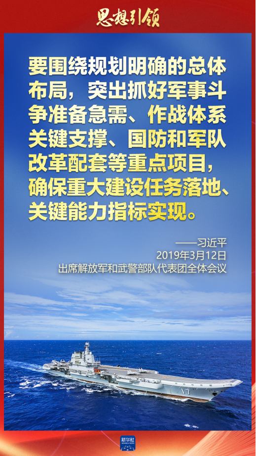 思想引領(lǐng)｜兩會(huì)上，習(xí)主席這樣談強(qiáng)軍之路