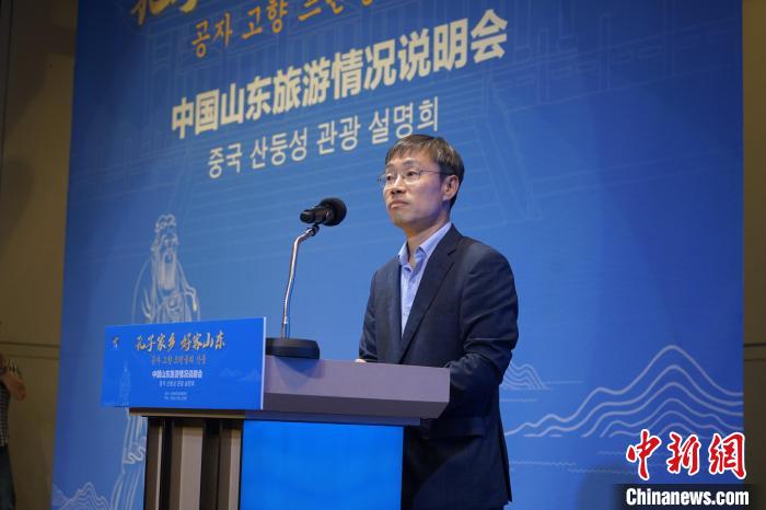 首爾市政府觀光體育局局長金英渙致辭?！⑿?攝