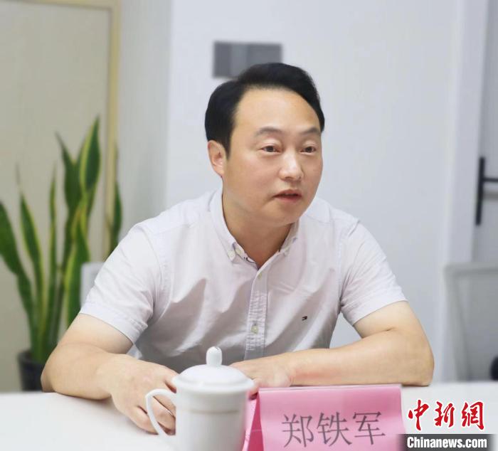 寧德市臺港澳辦主任鄭鐵軍講話。　吳允杰 攝