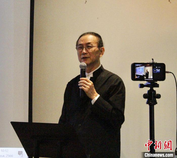 泰國泰中商務(wù)委員會主席邱威功致辭。<a target='_blank' href='/' _fcksavedurl='/'><p  align=