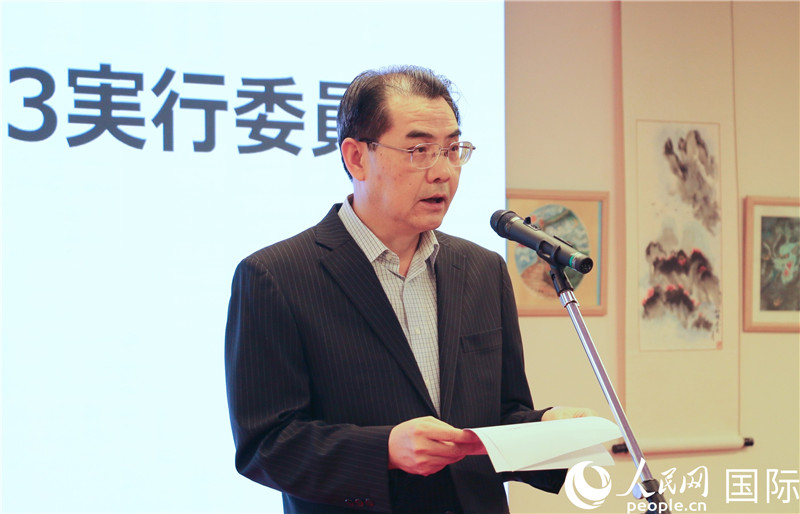 中國(guó)駐日本大使吳江浩致辭。人民網(wǎng) 許可攝