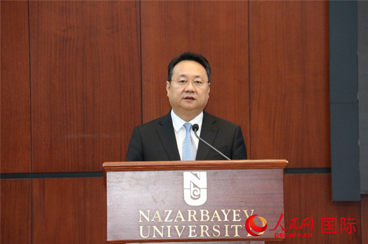 中共中央宣傳部副部長(zhǎng)王綱致辭。人民網(wǎng)記者 李強(qiáng)攝