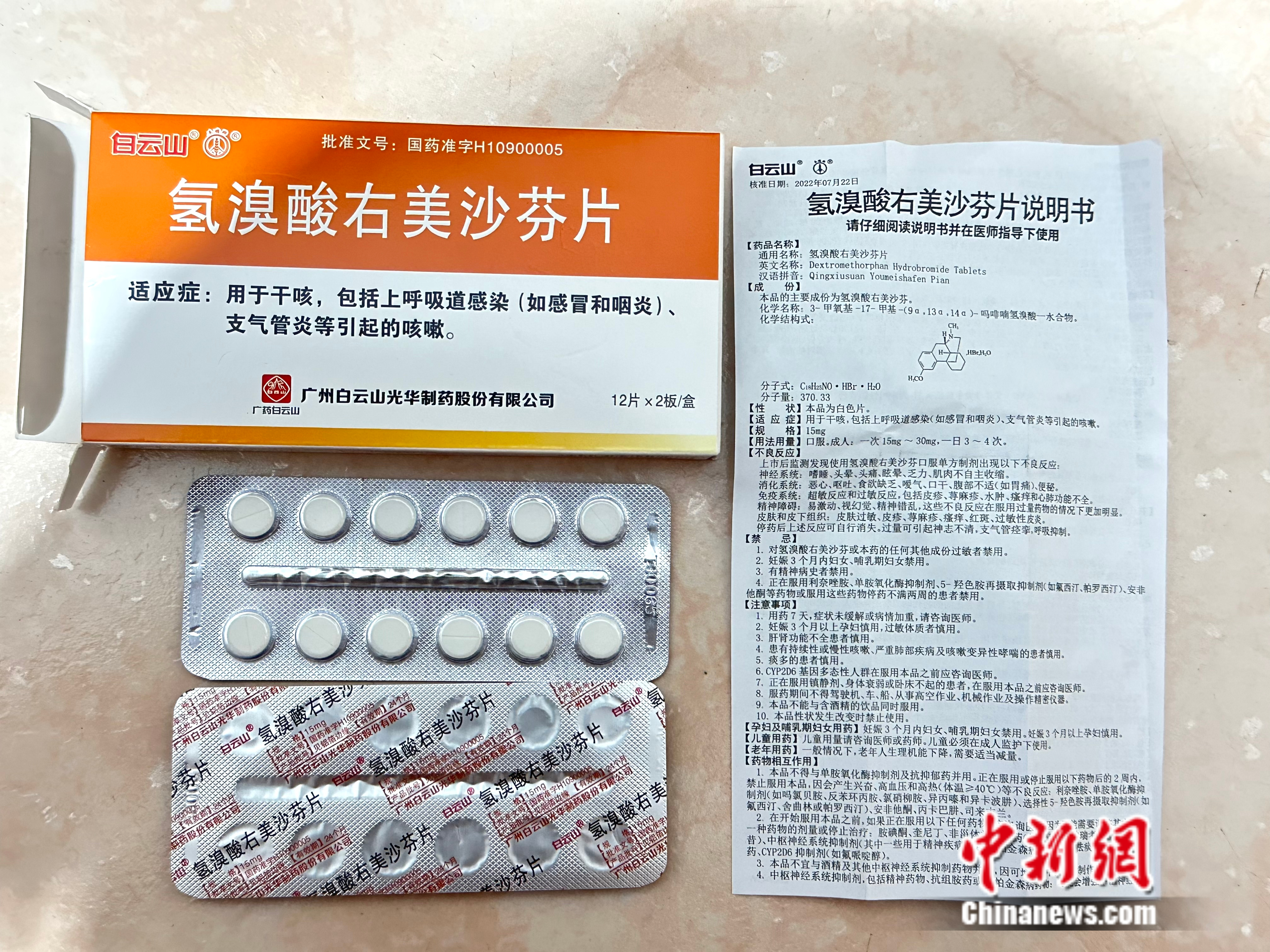 右美沙芬。受訪者供圖