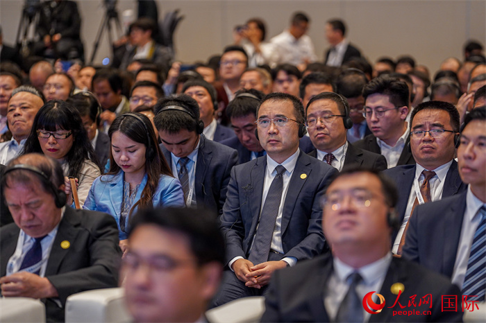 2023中國（浙江）—泰國合作交流會現(xiàn)場。普拉維攝