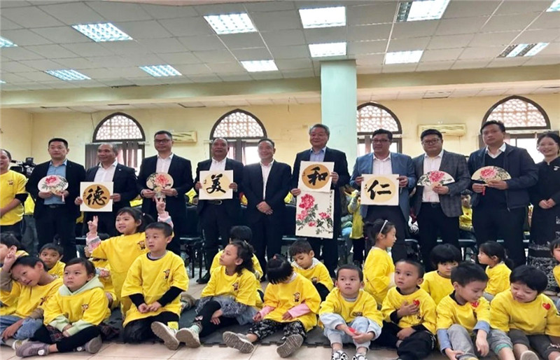 圖為2023“中華文化大樂園—埃及開羅營”閉幕式活動現(xiàn)場。主辦方供圖