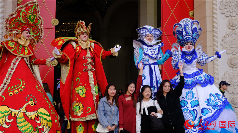 北京展覽館舉辦首屆俄羅斯“謝肉節(jié)”慶?；顒?dòng)。人民網(wǎng) 褚夢(mèng)琦攝