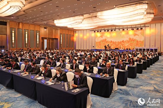與會嘉賓濟(jì)濟(jì)一堂。人民網(wǎng)記者 陳博攝
