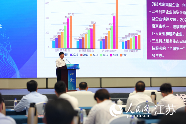 2022南京江北新區(qū)創(chuàng)新活力指數(shù)發(fā)布。江北新區(qū)供圖