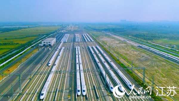 南京動車段南通動車所。人民網(wǎng)記者 王繼亮攝