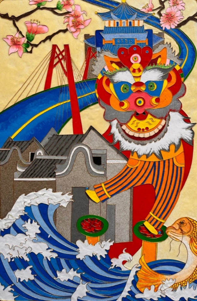 中小學(xué)生創(chuàng)新創(chuàng)意設(shè)計(jì)成果首次登上文博會(huì)。參展觀眾供圖