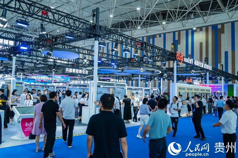 2、2024數(shù)博會共吸引400余家展商參展。人民網(wǎng) 陽茜攝.jpg